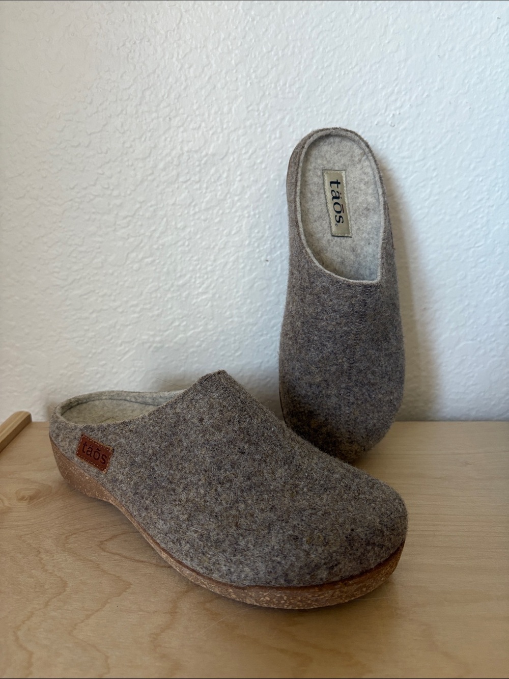 Taos Woolness Italian Wool Clogs Slippers Clogs EU 38 US 7-7.5